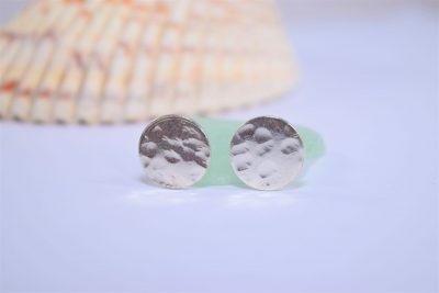 EA49. Hammered silver studs