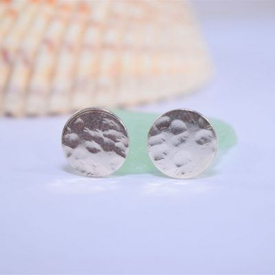 EA49. Hammered silver studs