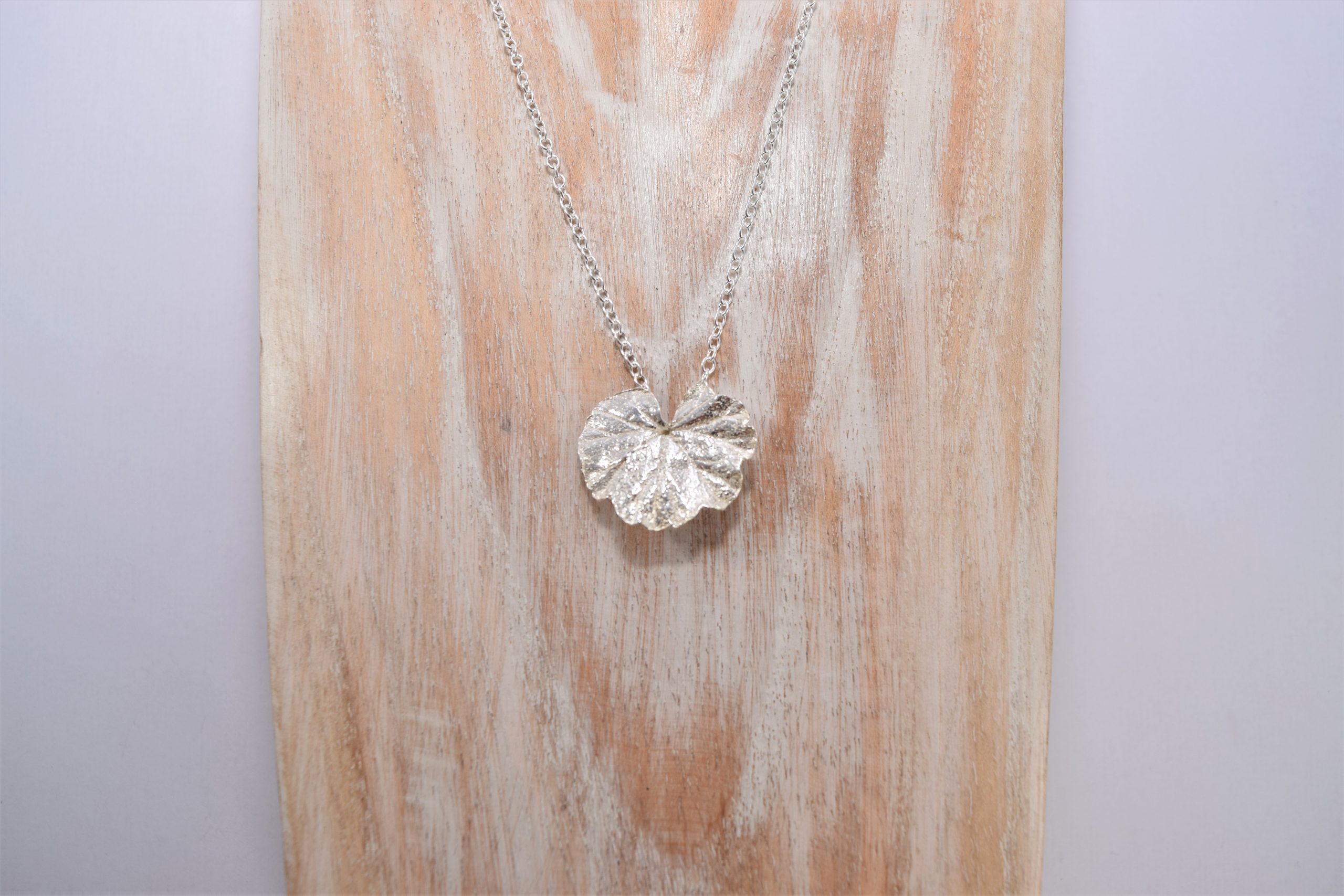NP12. Fine silver geranium leaf - Image 4