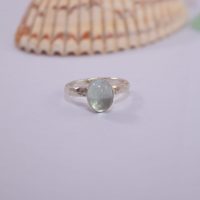 R12. Aquamarine silver ring