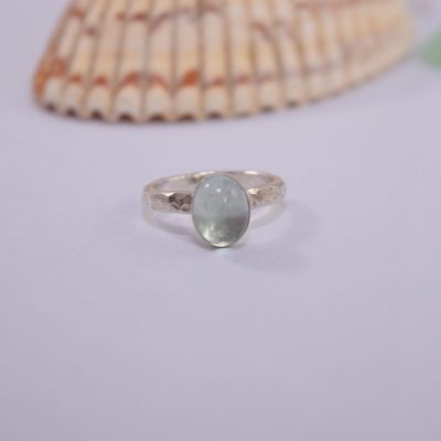 R12. Aquamarine silver ring