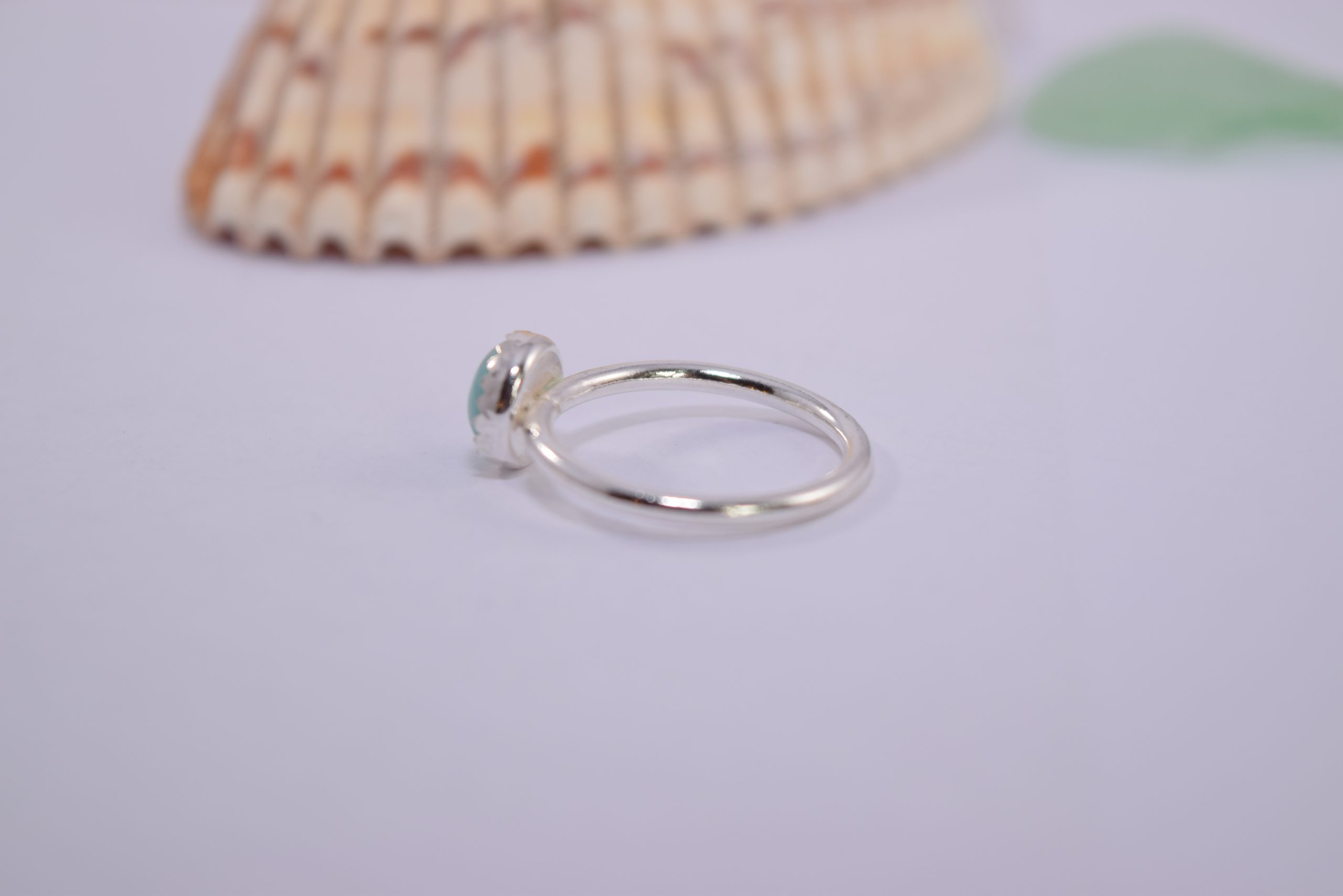 R13. Amazonite silver ring - Image 5