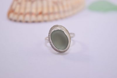 R15. Sea glass rings