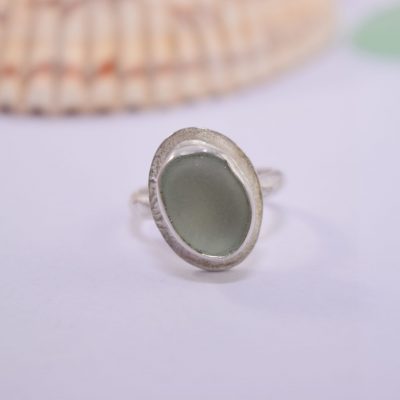 R15. Sea glass rings