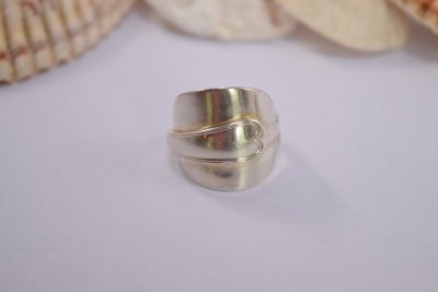 R23. Silver teaspoon ring