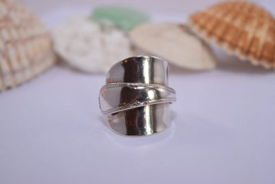 R20. Silver Teaspoon ring