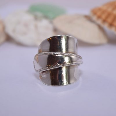 R20. Silver Teaspoon ring